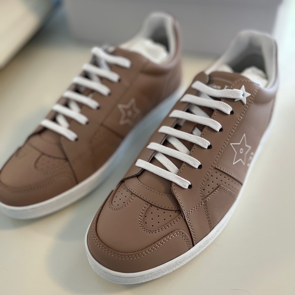 Dior Star Sneakers Nude Pink EUR 38.5 Like New w/box and dustbag [firm price] - Picture 1 of 7